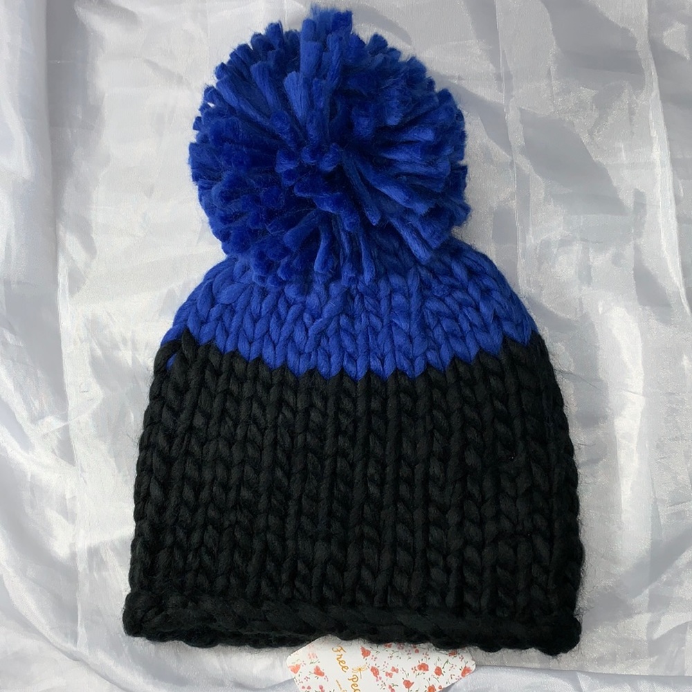 Free People Cozy up Color Blocked Beanie